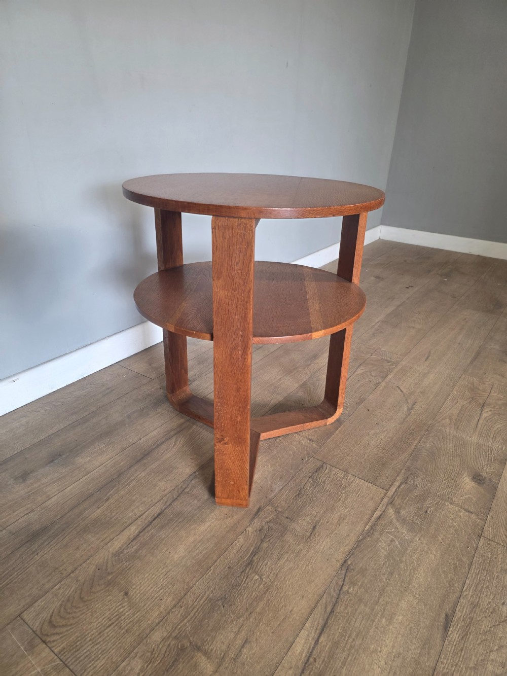 Oak Art Deco Sidetable-Maija Heikinheimo View V