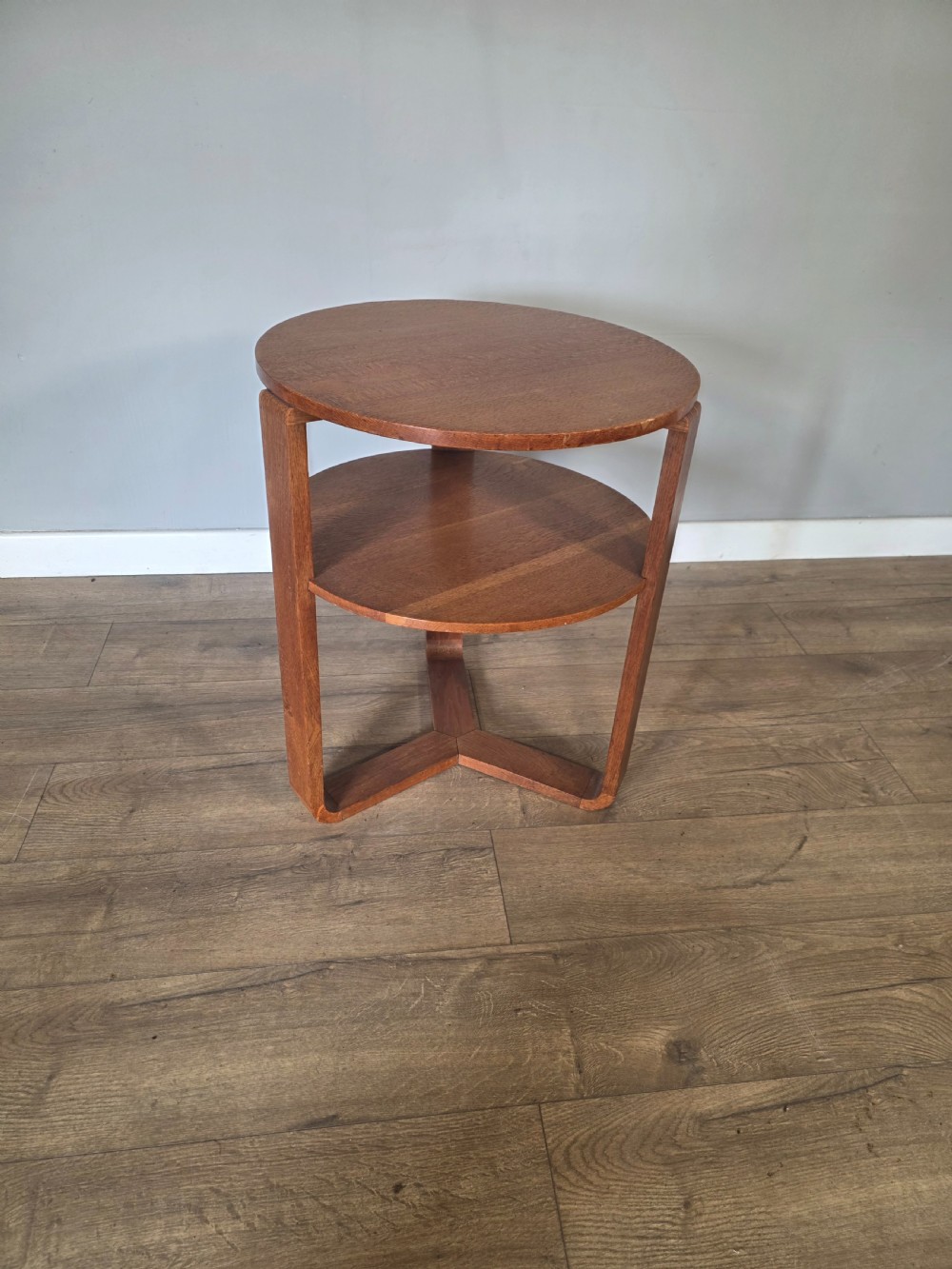 Oak Art Deco Sidetable-Maija Heikinheimo View IX