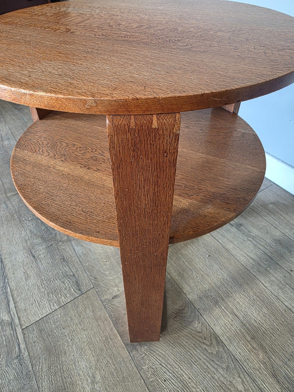 Oak Art Deco Sidetable-Maija Heikinheimo View XI