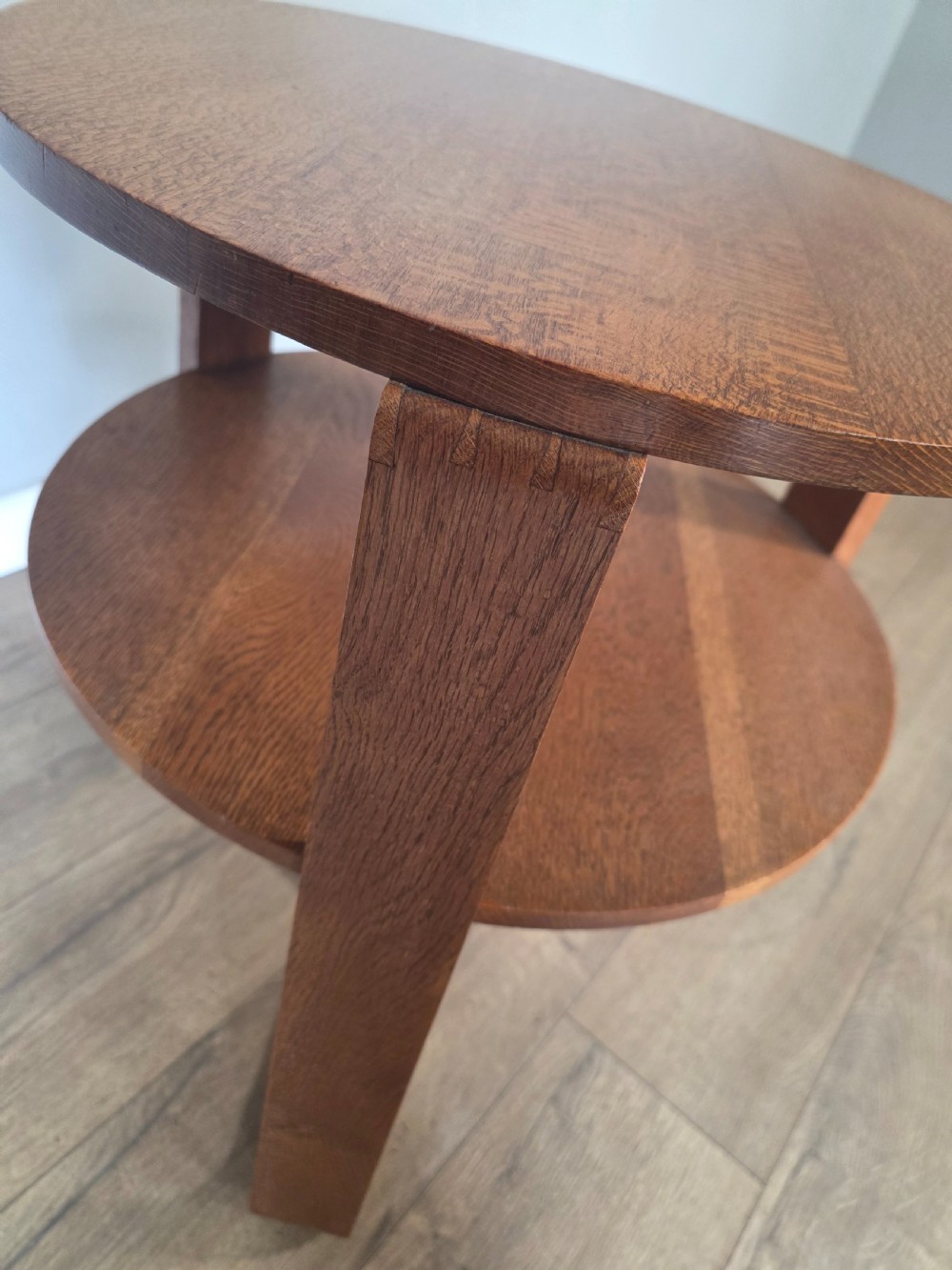 Oak Art Deco Sidetable-Maija Heikinheimo View XII