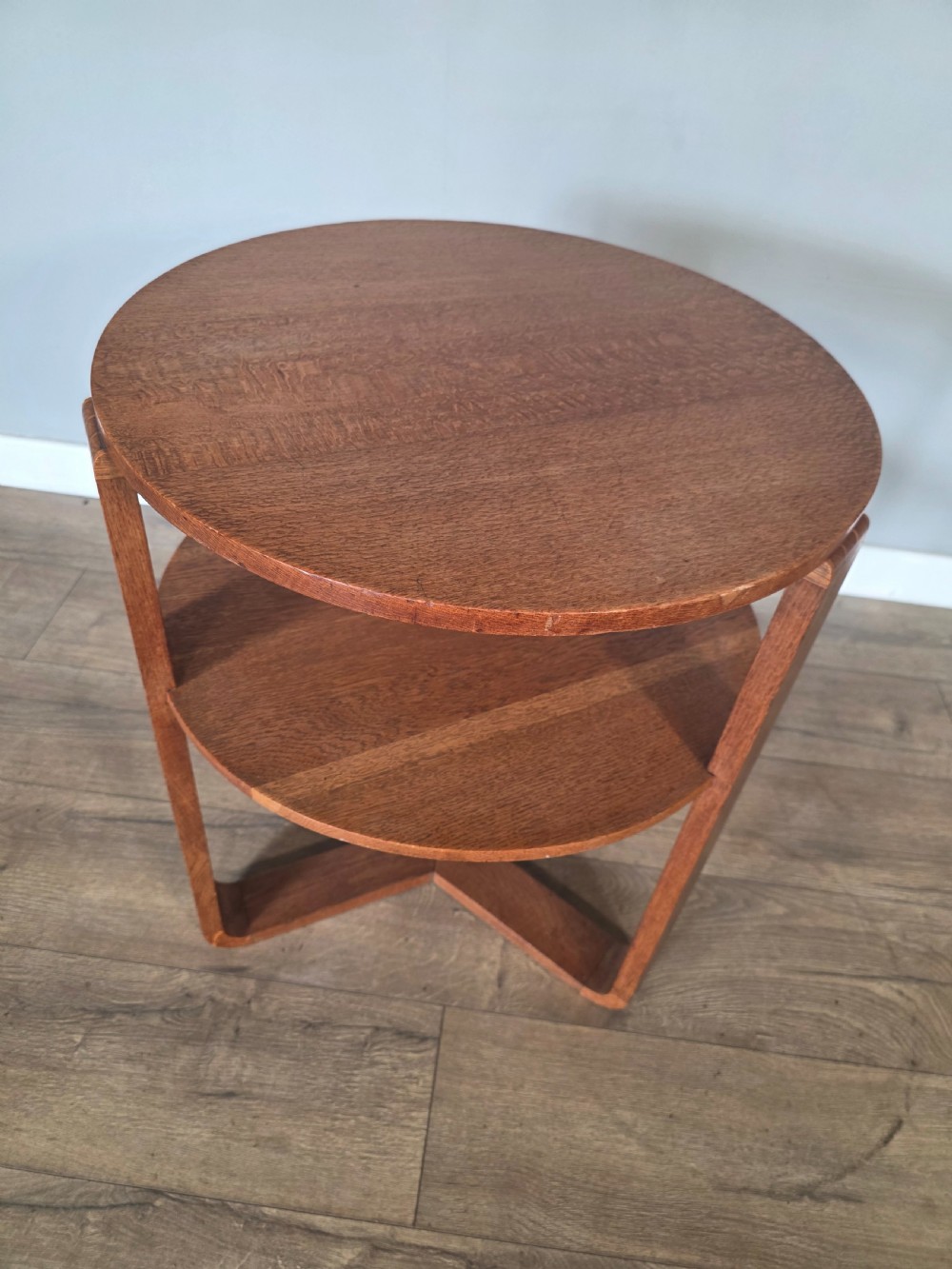 Oak Art Deco Sidetable-Maija Heikinheimo View XIII