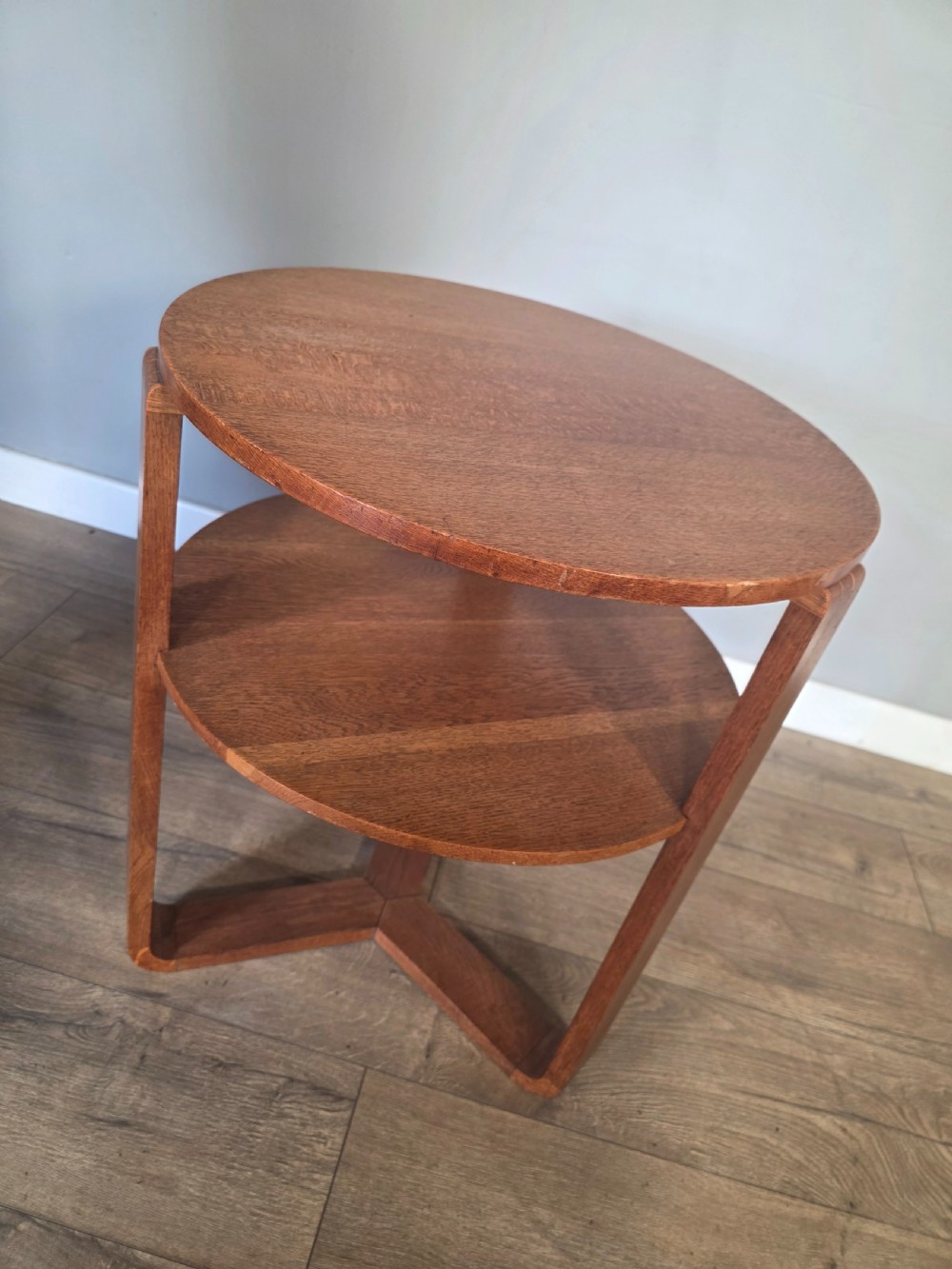Oak Art Deco Sidetable-Maija Heikinheimo View XIV