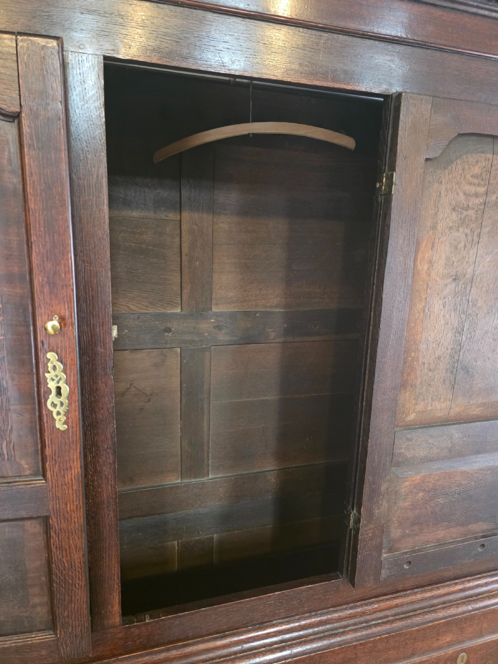 Antique 1780s Oak Harness Cupboard  View VI