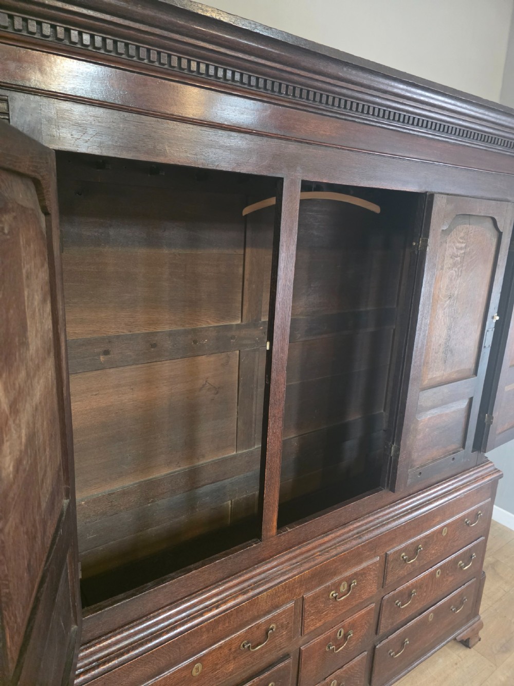 Antique 1780s Oak Harness Cupboard  View VII