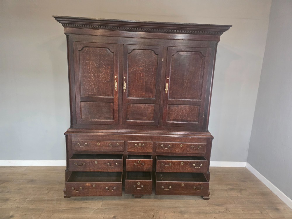Antique 1780s Oak Harness Cupboard  View VIII