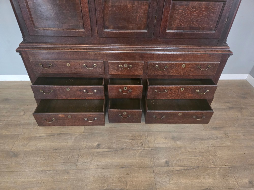 Antique 1780s Oak Harness Cupboard  View IX