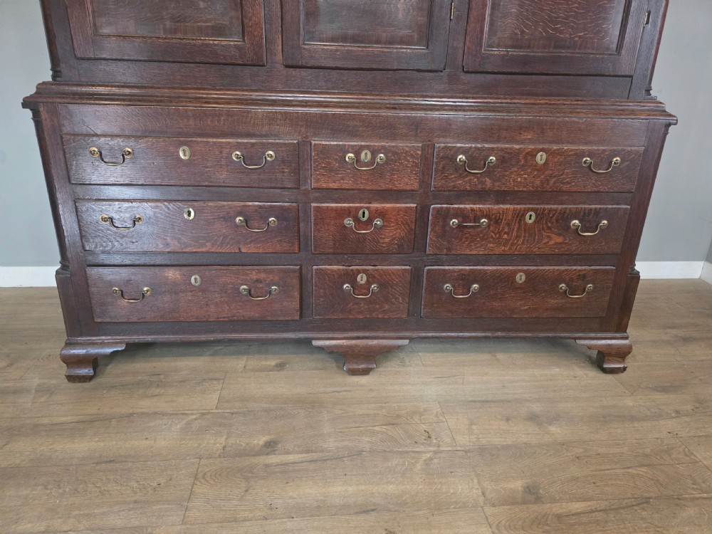 Antique 1780s Oak Harness Cupboard  View XVI