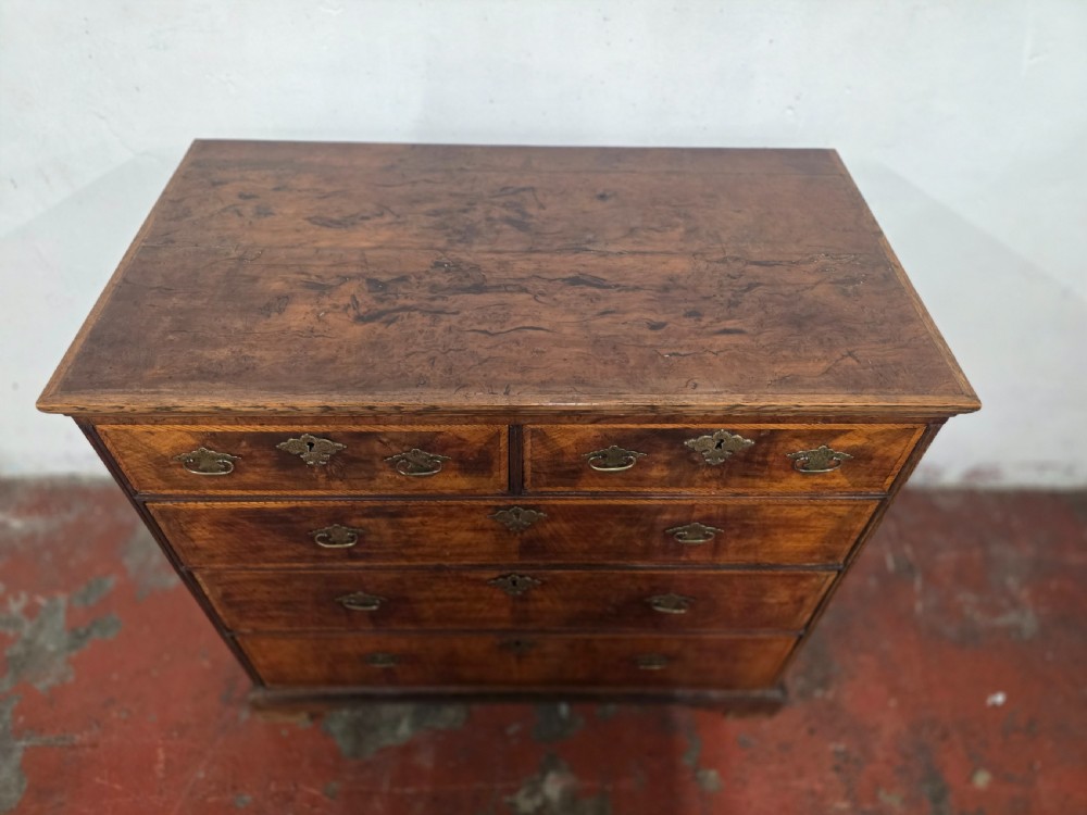 Antique Georgian Pollard Oak Chest of Drawers 1760s.  View V