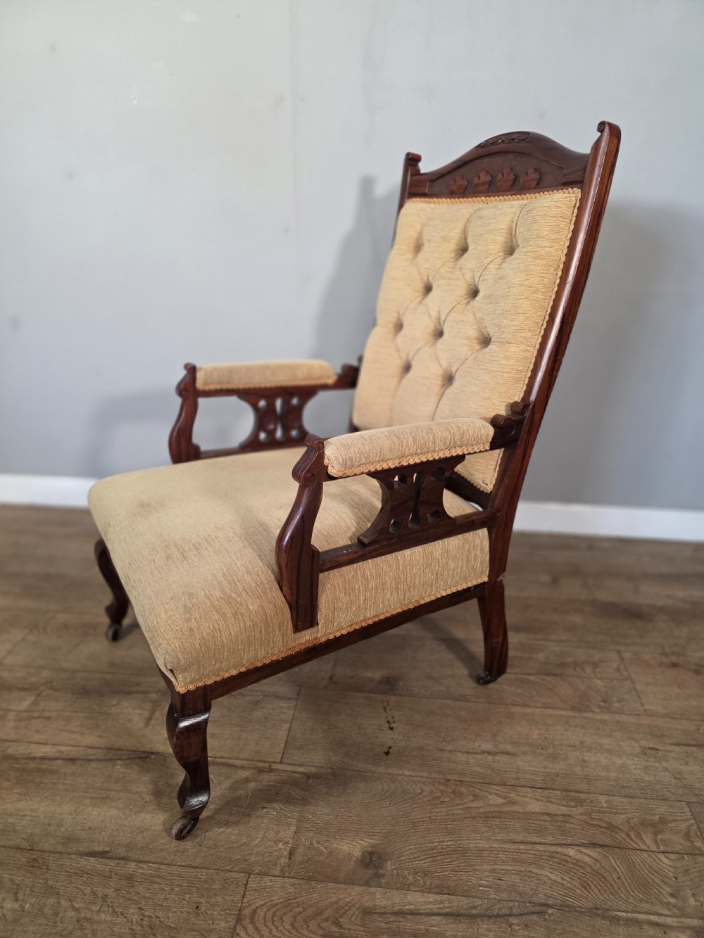 Antique Walnut Edwardian Chair 1920s. 