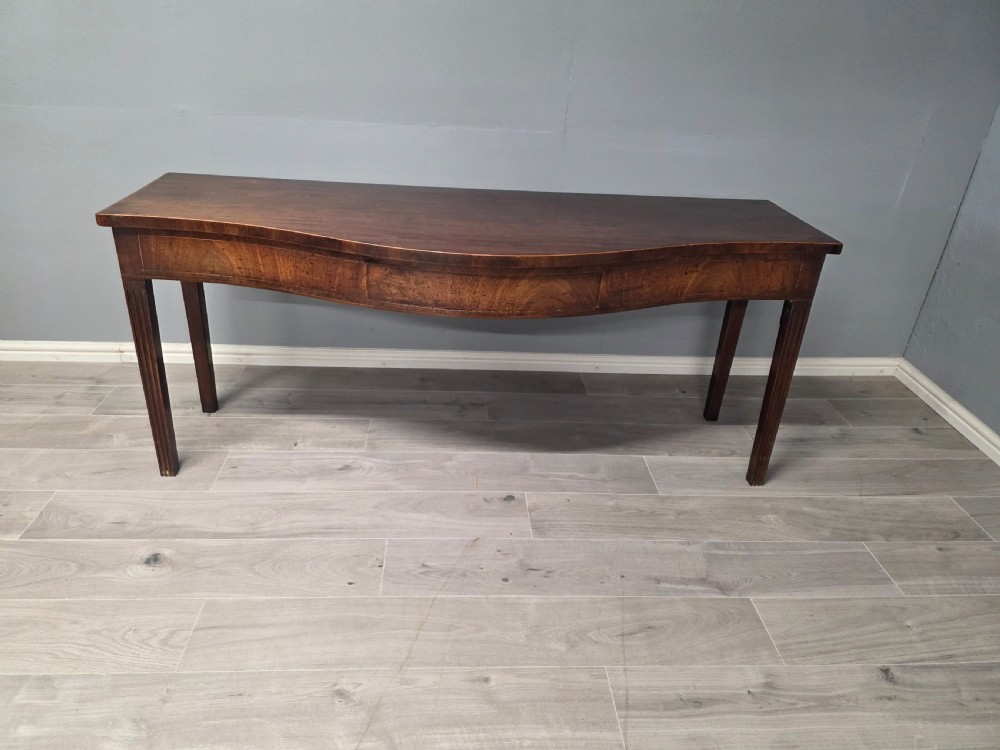 George III large Mahogany Console Table 1790s View II