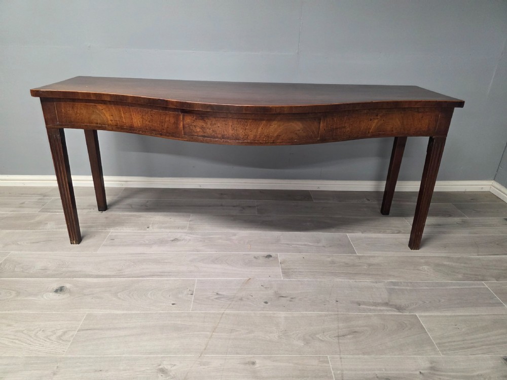 George III large Mahogany Console Table 1790s View IV