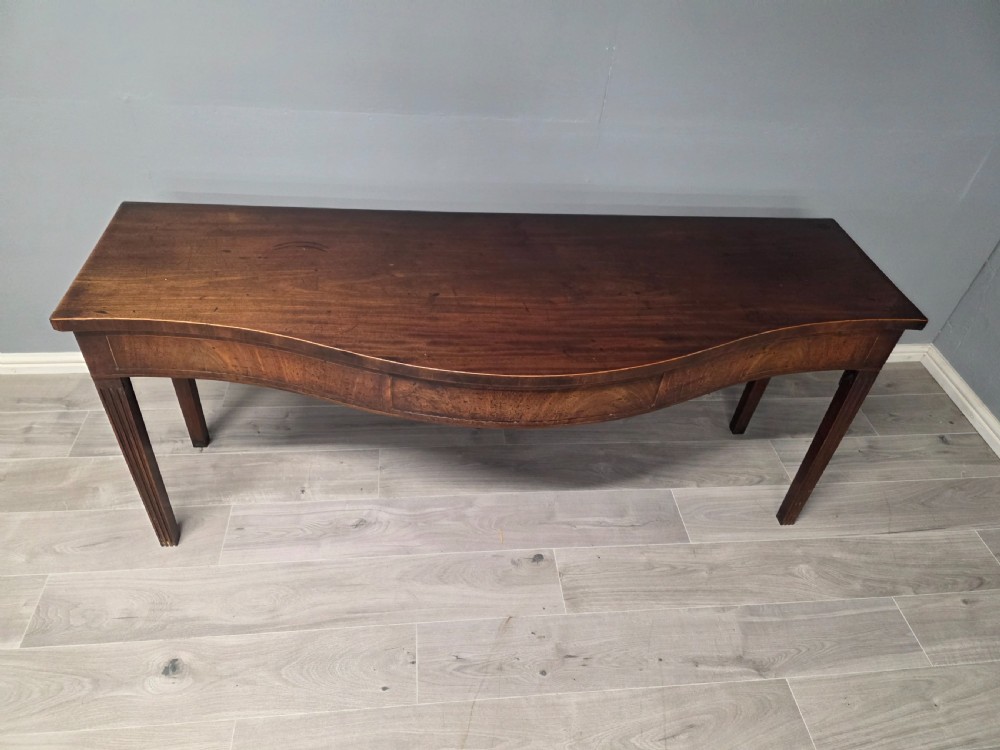 George III large Mahogany Console Table 1790s View VII