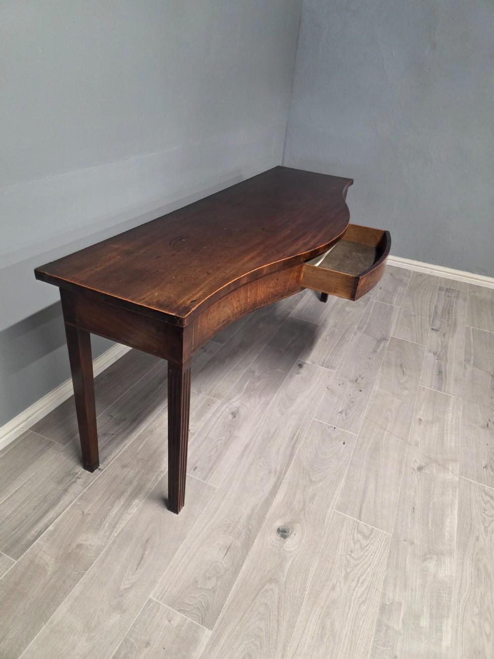 George III large Mahogany Console Table 1790s View IX