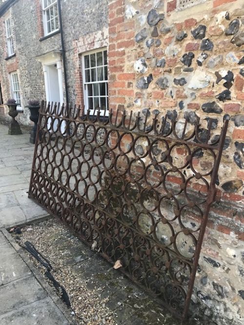 Stunning Regency Cast and Wrought Iron Gate
