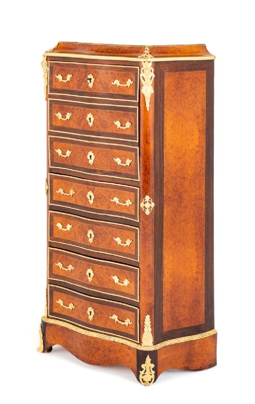 French Birds Eye Maple Escritoire