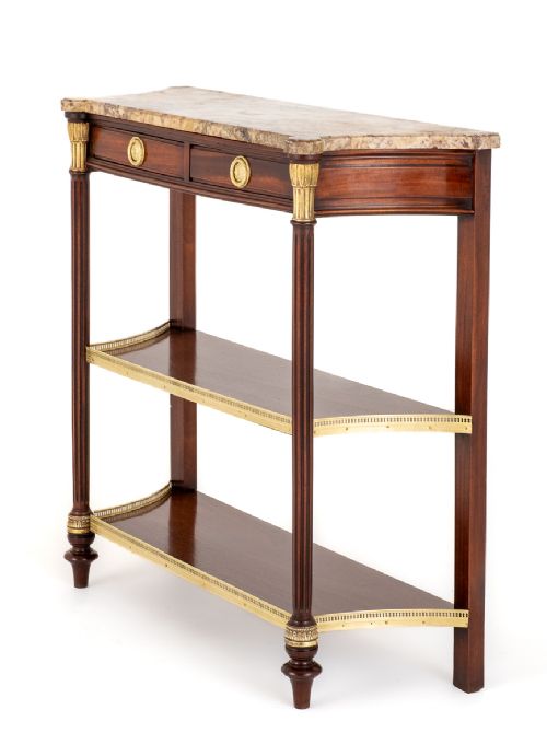 Stunning French Mahogany Console Table