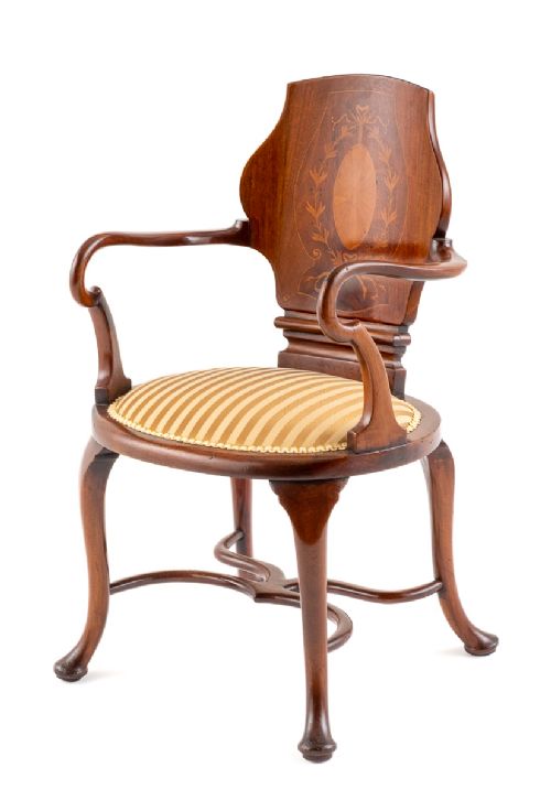Georgian Style Mahogany Desk Chair