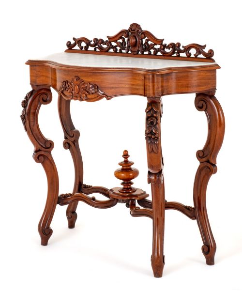 Very Pretty Marble Top Console Table