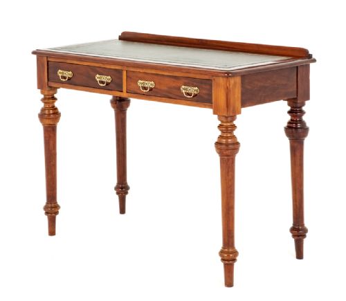 Victorian 2 Drawer Mahogany Writing Table