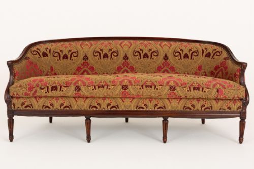 Mahogany Hepplewhite Style Settee