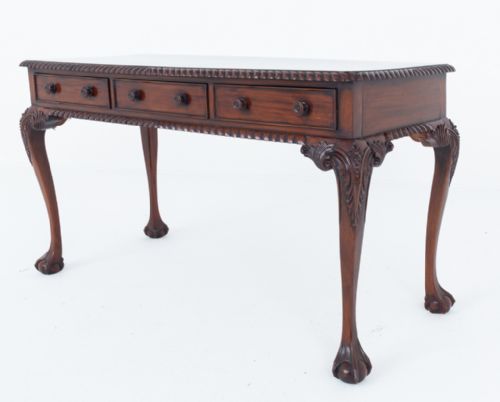 MAHOGANY CHIPPENDALE REVIVAL SIDE TABLE - ADDITIONAL PHOTO 2