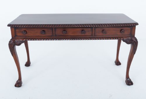 MAHOGANY CHIPPENDALE REVIVAL SIDE TABLE - ADDITIONAL PHOTO 5