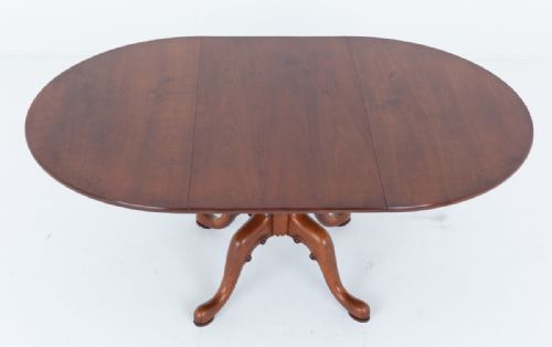 GEORGIAN STYLE CHERRY EXTENDING DINING TABLE - ADDITIONAL PHOTO 4