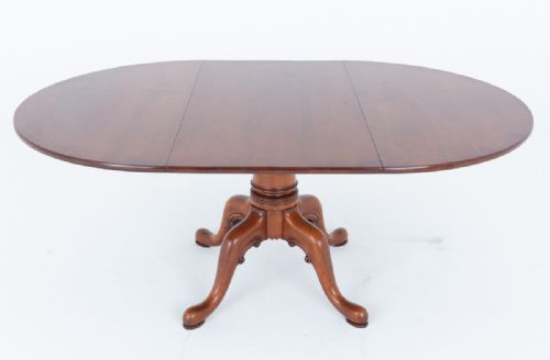 GEORGIAN STYLE CHERRY EXTENDING DINING TABLE - ADDITIONAL PHOTO 6