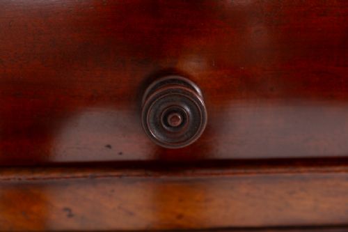 VICTORIAN MAHOGANY CYLINDER DESK - ADDITIONAL PHOTO 5
