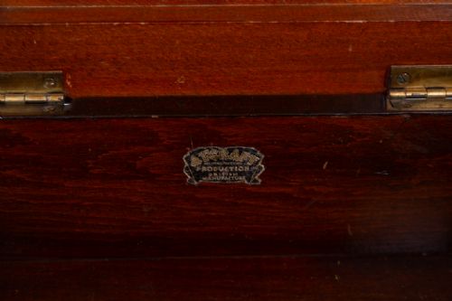 EDWARDIAN MAHOGANY PIANO STOOL - ADDITIONAL PHOTO 5