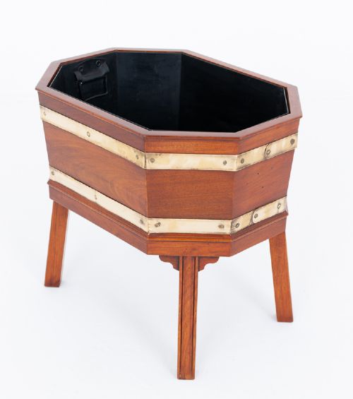 REGENCY STYLE MAHOGANY WINE COOLER
