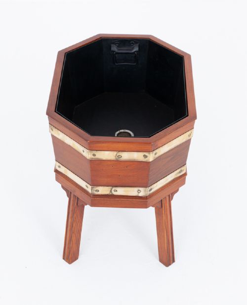 REGENCY STYLE MAHOGANY WINE COOLER - ADDITIONAL PHOTO 3