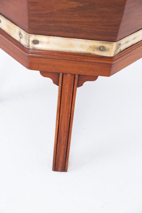 REGENCY STYLE MAHOGANY WINE COOLER - ADDITIONAL PHOTO 4