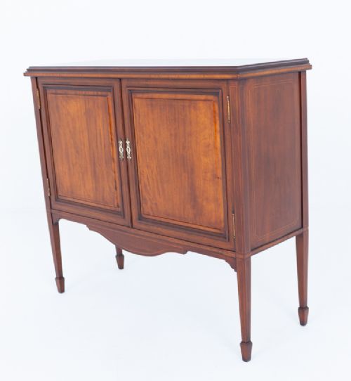 Sheraton Revival Mahogany 2 Door Side Cabinet