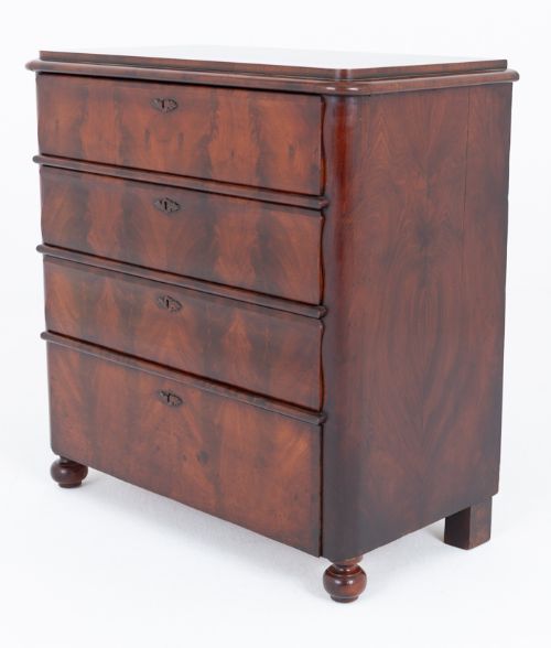Biedermeier Mahogany Chest of Drawers
