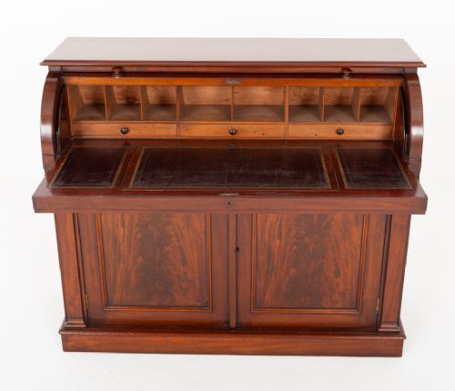 Victorian Mahogany Cylinder Desk View VII