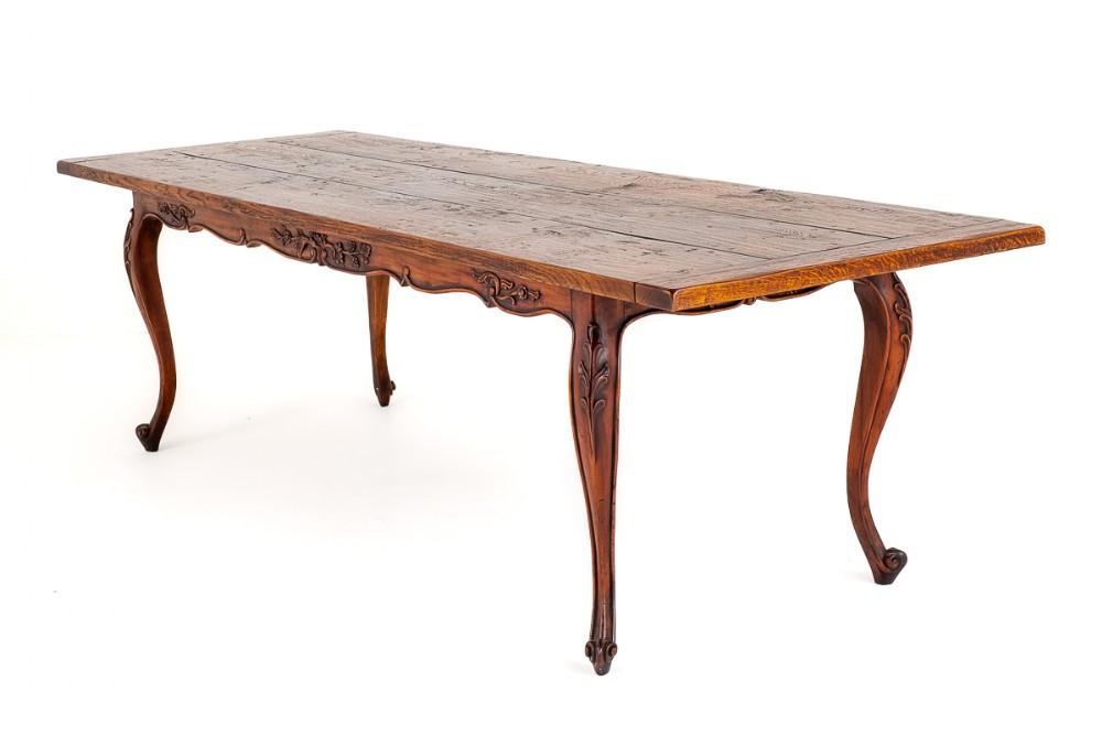 French Country Oak Kitchen Table