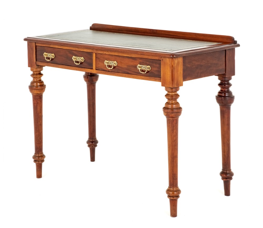 Victorian 2 Drawer Mahogany Writing Table