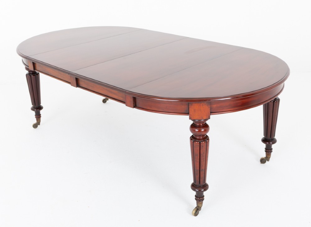 William IV Mahogany Circular Extending Dining Table