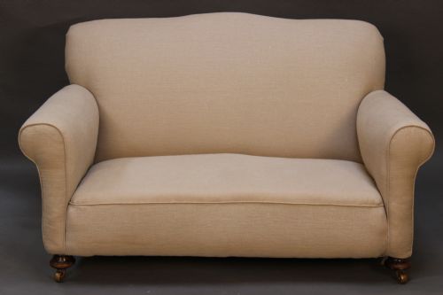 A Small 19thc. Walnut Two Seater Sofa