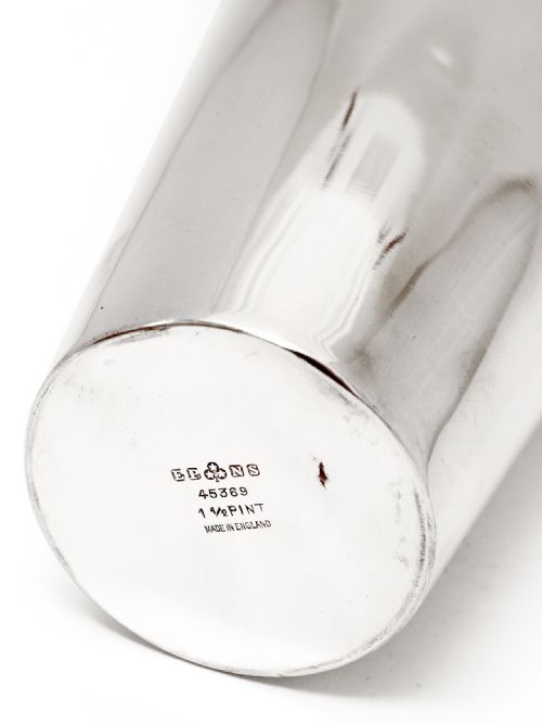 LARGE 15 PINT SILVER PLATED COCKTAIL SHAKER - ADDITIONAL PHOTO 3