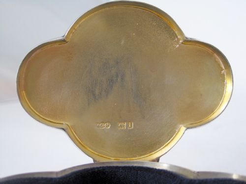 EDWARDIAN ELKINGTON CO OVAL SILVER JEWELLERY BOX WITH A HINGED LID - ADDITIONAL PHOTO 5