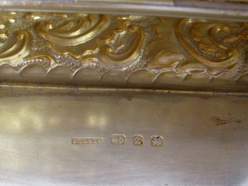 LATE VICTORIAN RECTANGULAR SILVER JEWELLERY OR TRINKET BOX - ADDITIONAL PHOTO 5