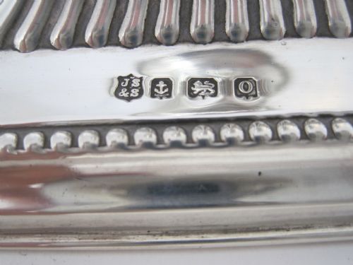 ELEGANT PAIR OF ANTIQUE SILVER DWARF CANDLESTICKS - ADDITIONAL PHOTO 4