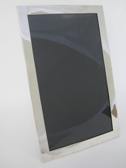 large edwardian william comyns silver photo picture frame - CATEGORY: ANTIQUE SILVER - DATED 1900