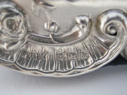 EDWARDIAN DOUBLE WINDOW SILVER PICTURE PHOTO FRAME - ADDITIONAL PHOTO 4