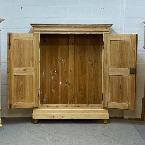 fig 1. 19th Century Double Pine Wardrobe (Dismantles)