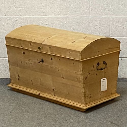 Antique Pine Domed Top Chest