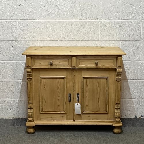 Antique Pine Dresser Base Cupboard