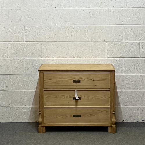 Antique Pine Chest of 3 Drawers